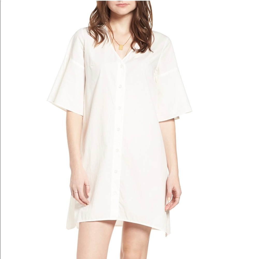 Madewell Bell Sleeve Shirtdress